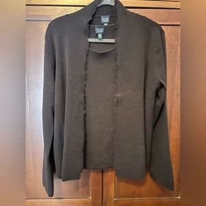 Eileen Fisher Women's Brown Cardigan Set